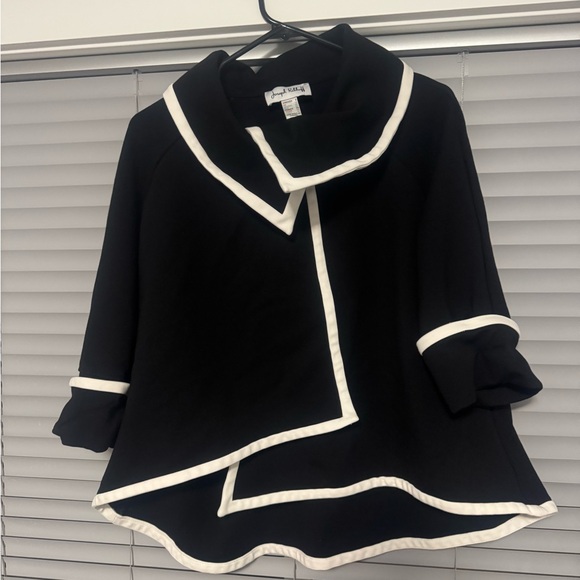 Joseph Ribkoff Jackets & Blazers - Joseph Ribkoff Black Jacket with White Label